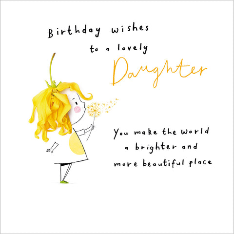 Birthday Wishes to a Lovely Daughter Card