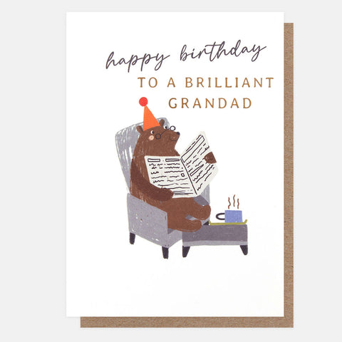 Happy Birthday Brilliant Grandad Card