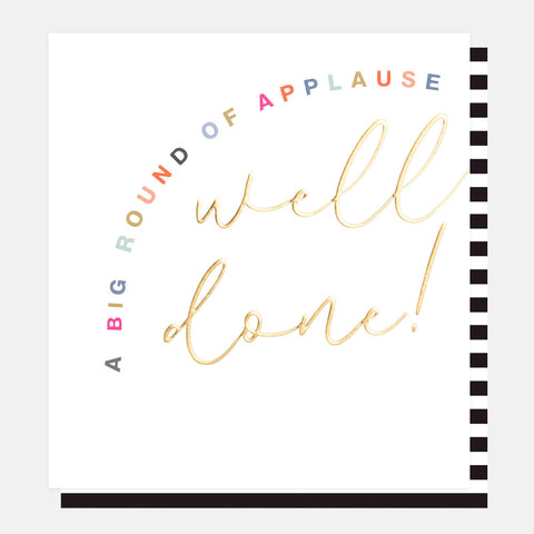 A Big Round Of Applause Greetings Card