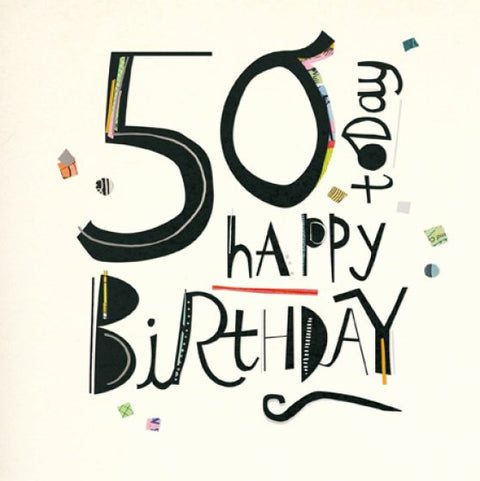 50 Today Happy Birthday