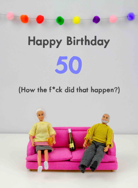 50th Birthday - Keep That Sh*t Quiet Card