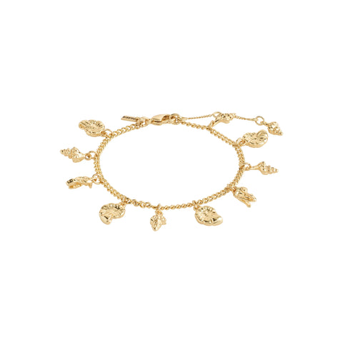 Pilgrim Sea Recycled Gold-Plated Bracelet