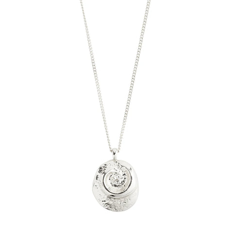 Pilgrim Sea Recycled Necklace - Silver-Plated