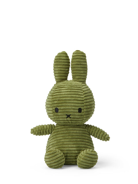 Miffy Soft Toy - Olive Green Corduroy
