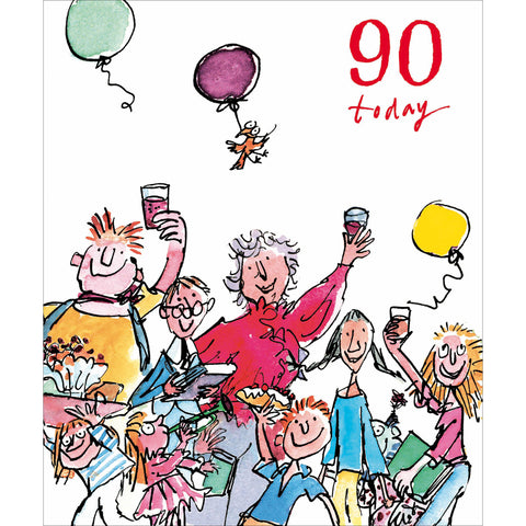 Age 90 Birthday Card