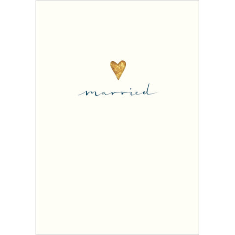 Married Greetings Card