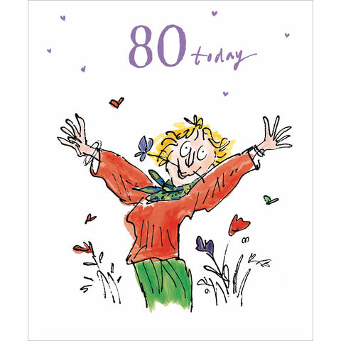 Age 80 Birthday Card