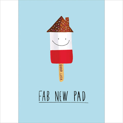 Fab New Pad Greetings Card