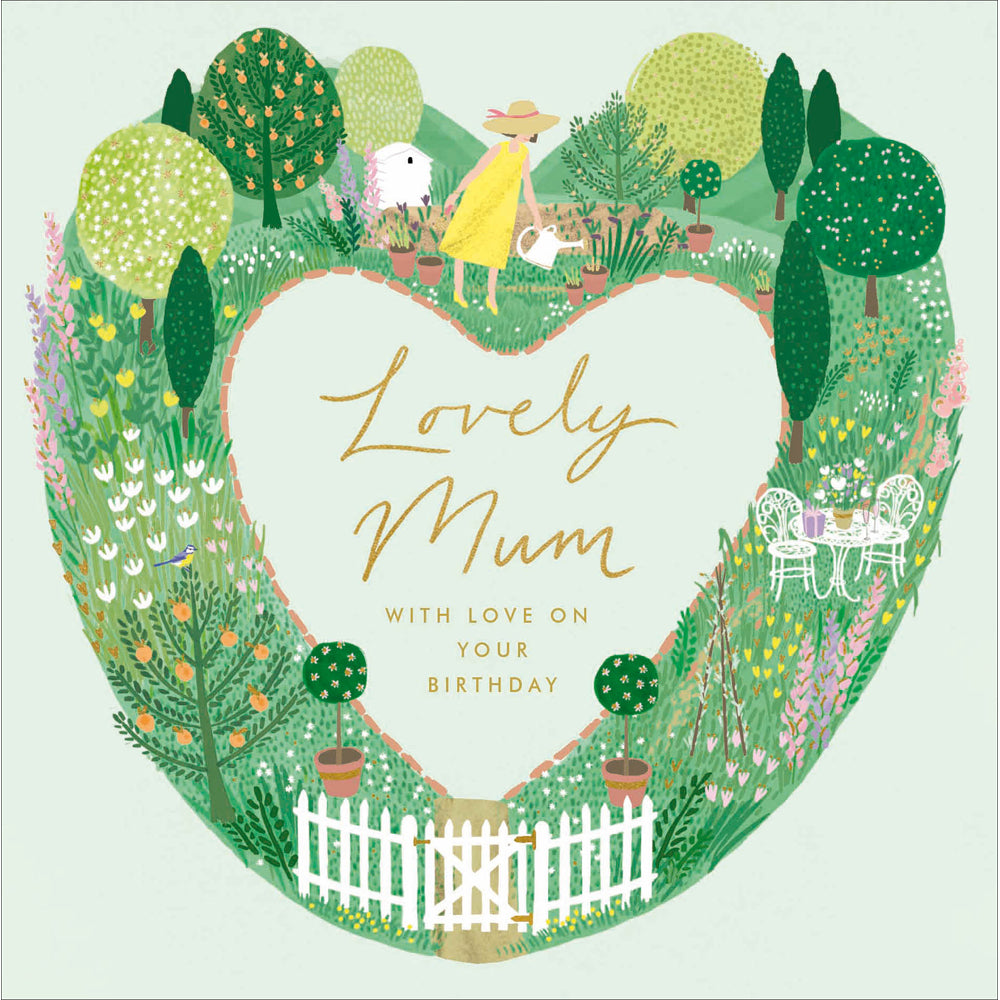 Lovely Mum With Love Birthday Card