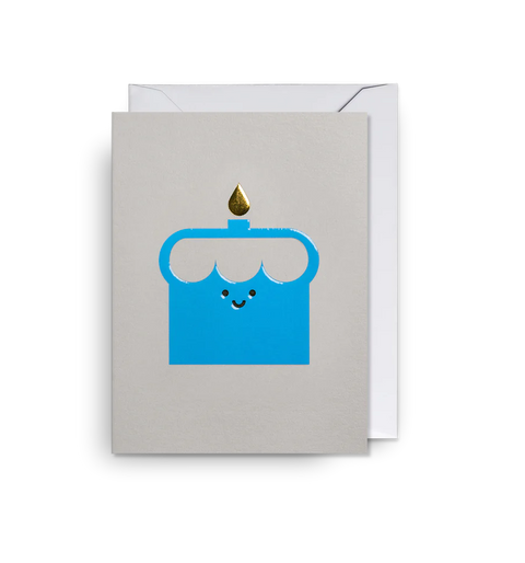 Blue Cake Mini Card