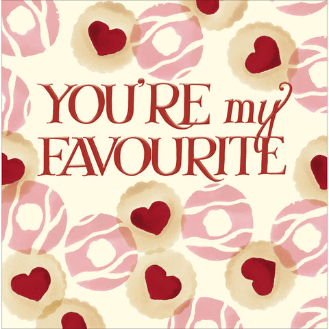 You're My Favourite Valentine's Greeting Card