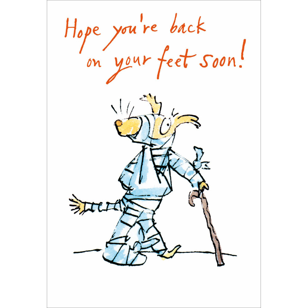 Hope You're back On Your Feet Soon Card