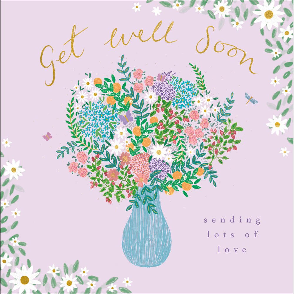 Get Well Soon - Sending Lots Of Love Card