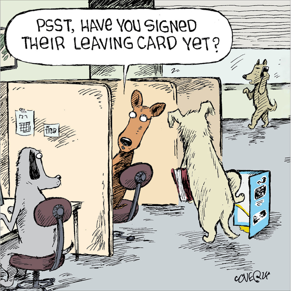 Leaving Card Greeting Card