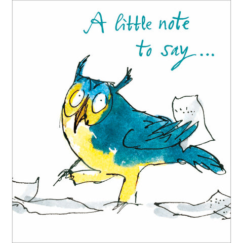 A Little Note To Say... Quentin Blake Card