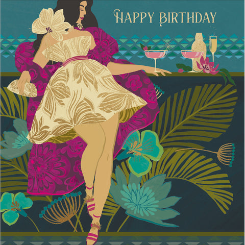 Cocktail Hour Birthday Card