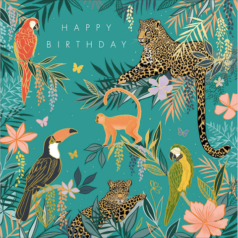 Jungle Happy Birthday Card