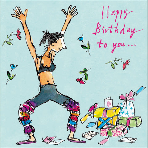 Happy Birthday Card by Quentin Blake
