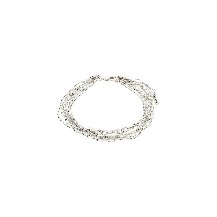 LILY chain bracelet silver-plated