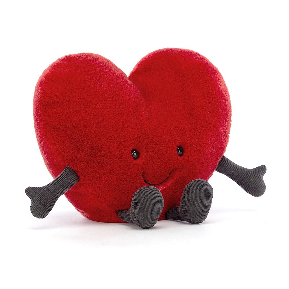Jellycat Amuseable Red Heart (large)