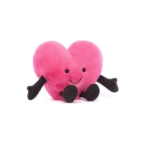 Jellycat Amuseable Hot Pink Heart (little)