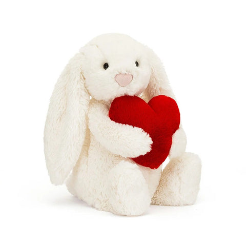 Jellycat Bashful Red Love Heart Bunny (Medium)