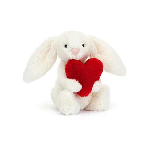 Jellycat Bashful Red Loveheart Bunny (Little)