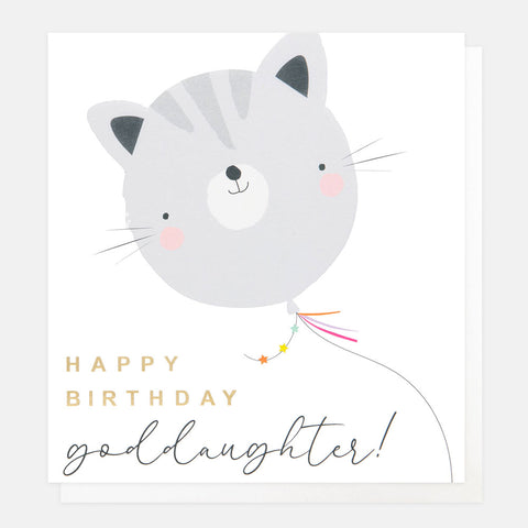 Happy Birthday Goddaughter! Greetings Card