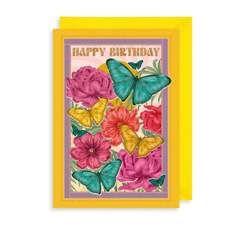 Butterfly Birthday Greetings Card