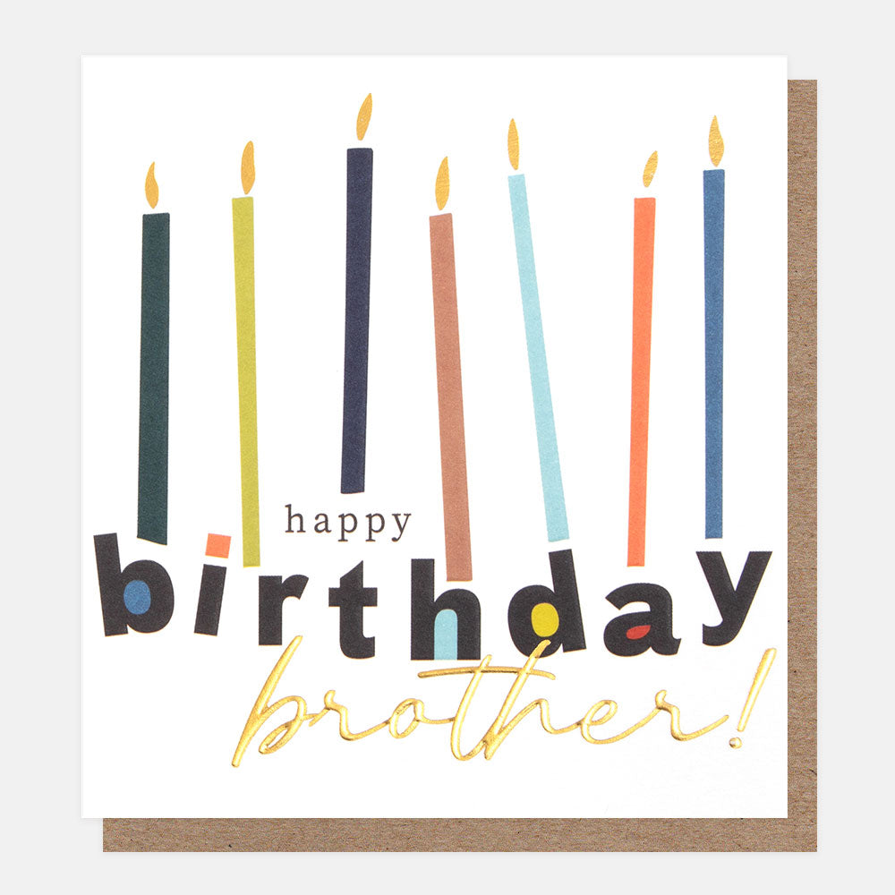 Happy Birthday Brother! Greetings Card