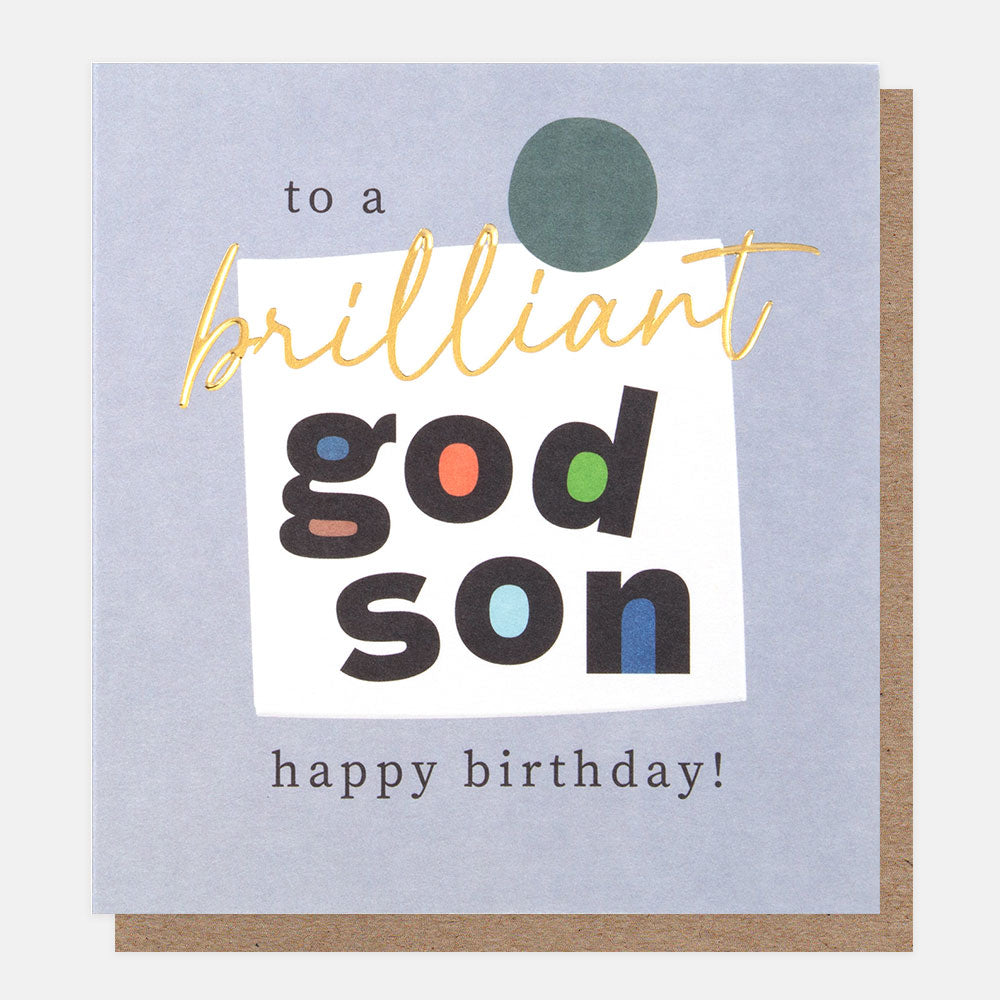 Brilliant God Son Happy Birthday