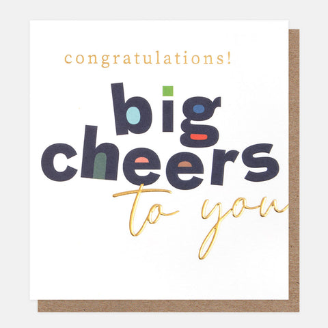 Congratulations! Big Cheers to You Card