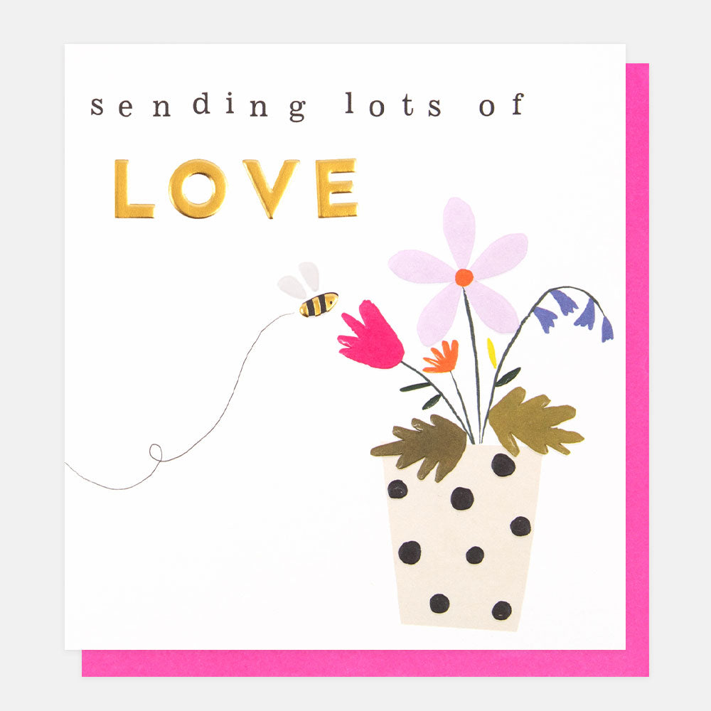 Sending Lots of Love Greetings Card