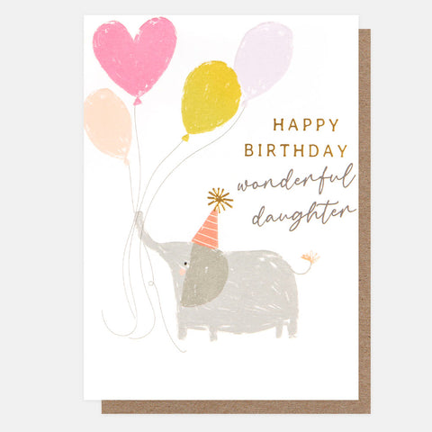 Happy Birthday Wonderful Daughter Elephant