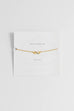 Estella Bartlett gold plated CZ Infinity bracelet