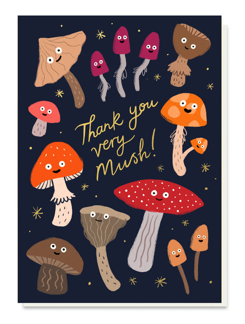 Thank You Mush! Greetings Card