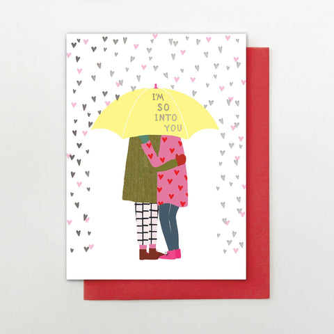 I'm So Into You Greetings Card