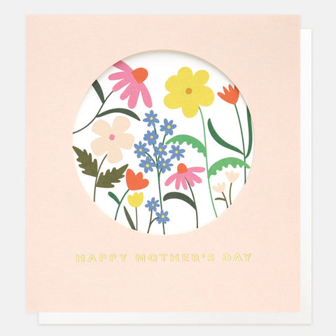 Colourful Flowers Mother's Day Card