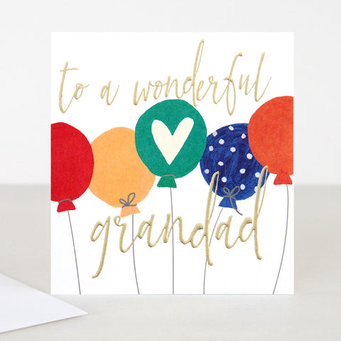 To a Wonderful Grandad Greetings Card