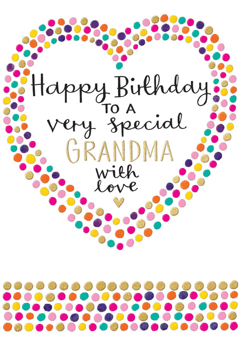 Happy Birthday To A Very Special Grandma