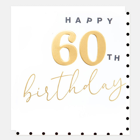 Happy 60th Birthday Card
