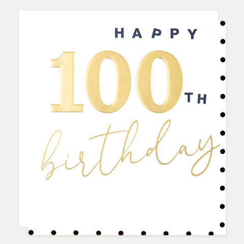 Happy 100th Birthday Card