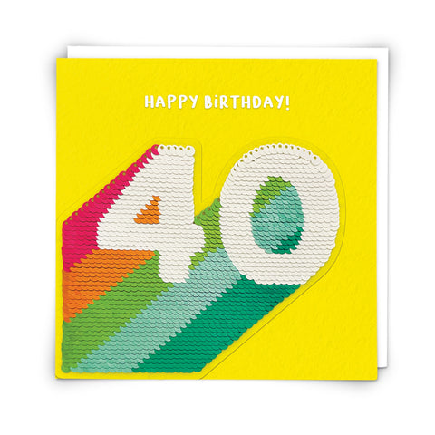 40 Sequin Patch Card
