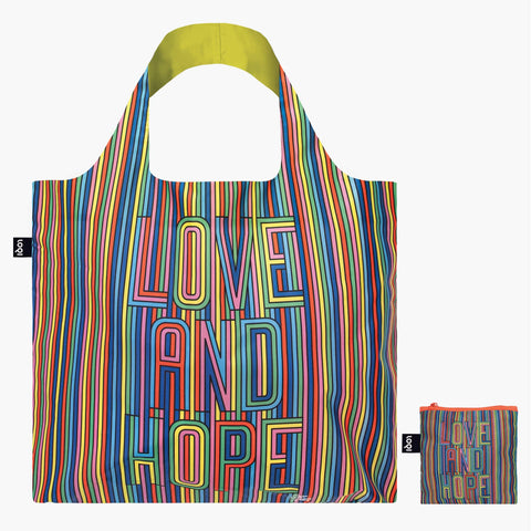 LOQI recycled zip away bag - Steven Wilson's LOVE AND HOPE