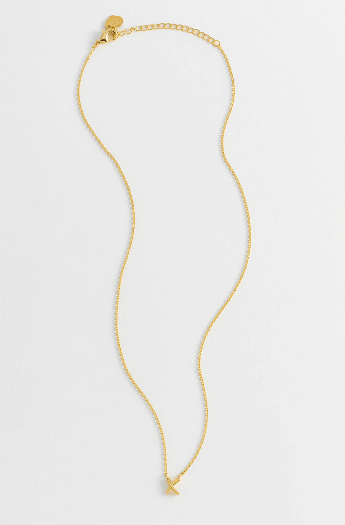Estella Bartlett Gold Plated Kiss Necklace