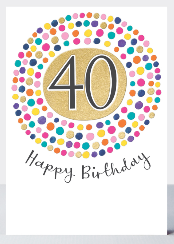 40 - Happy Birthday