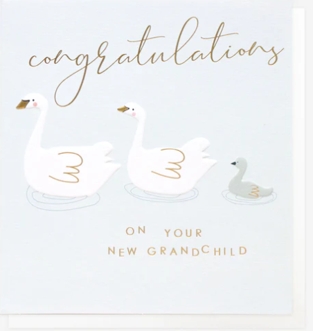 Congratulations On Your New Grandchild Card
