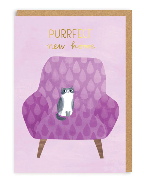 Purrfect New Home Card