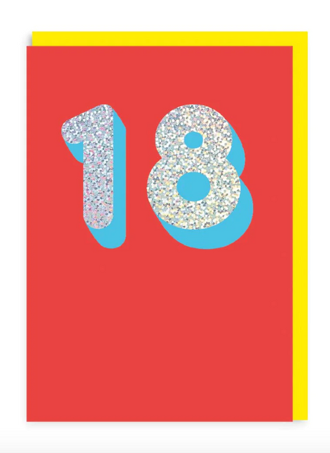 18 Birthday Card