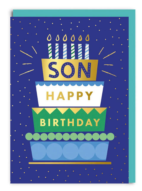 Son Happy Birthday Card
